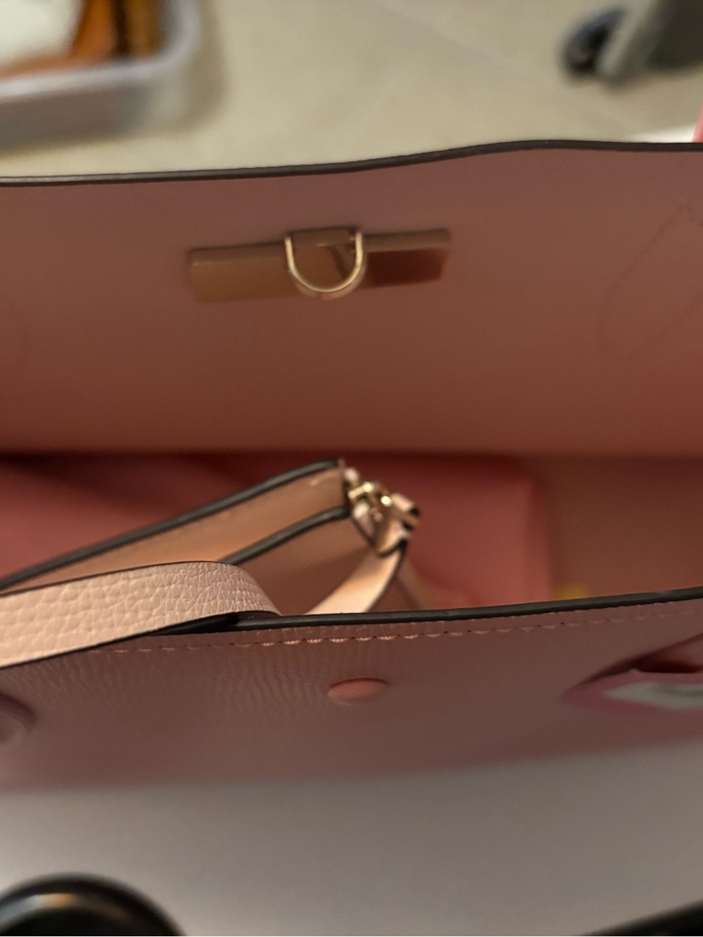 kate spade Pink Tote with Pale Blush Wristlet - Picture 7 of 7